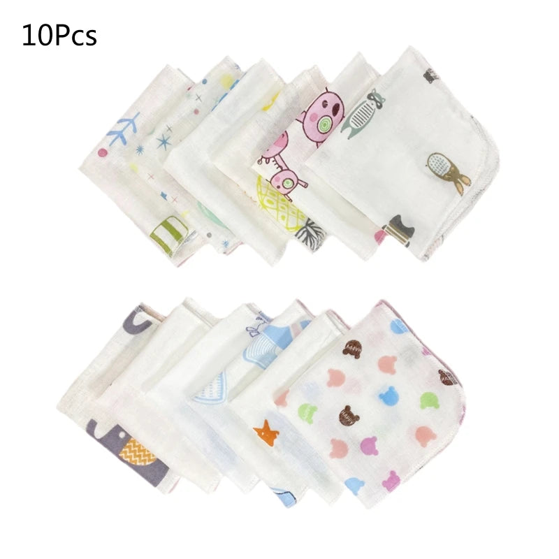 10pcs. 20x20cm Baby Washcloth Set