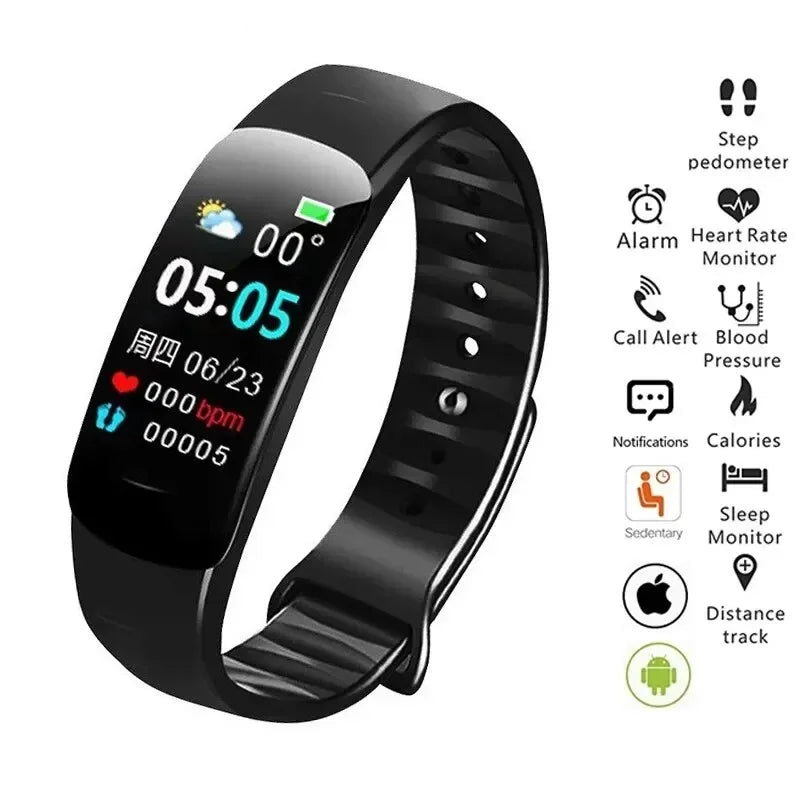 Fitness Tracker Smart Watch (Assorted Colors)