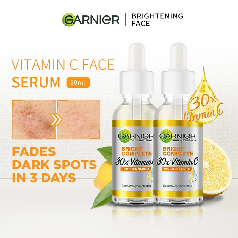 30ml. Garnier Bright Complete 30x Vitamin C | Niacinamide Booster Serum