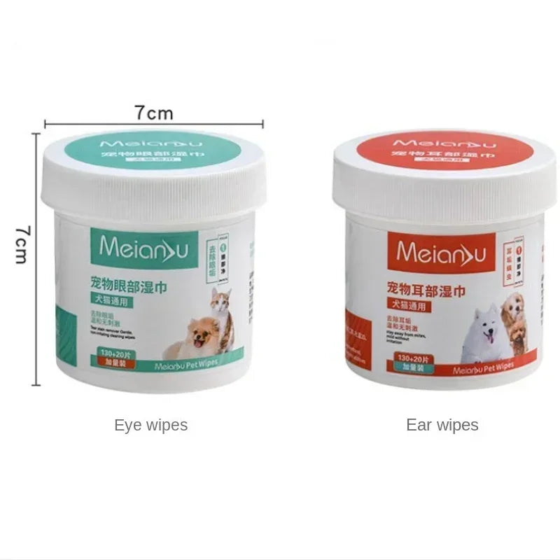 Eyes and Ears Wet Wipes for Pets (Assorted Variants)