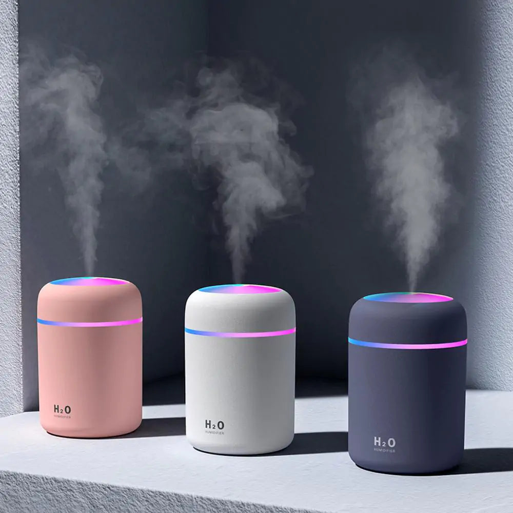 Mini Air Humidifier (Assorted Variants &amp; Colors)
